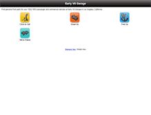 Tablet Screenshot of earlyv8garage.net
